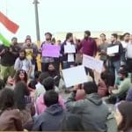 People protest in India over attack on university