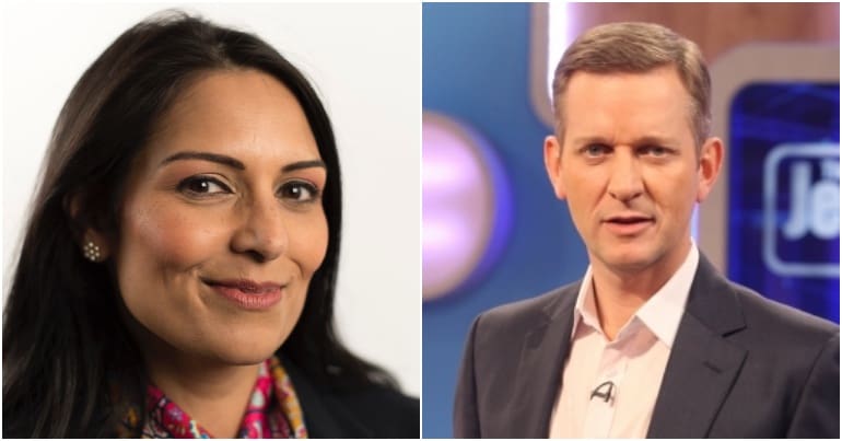 Priti Patel and Jeremy Kyle