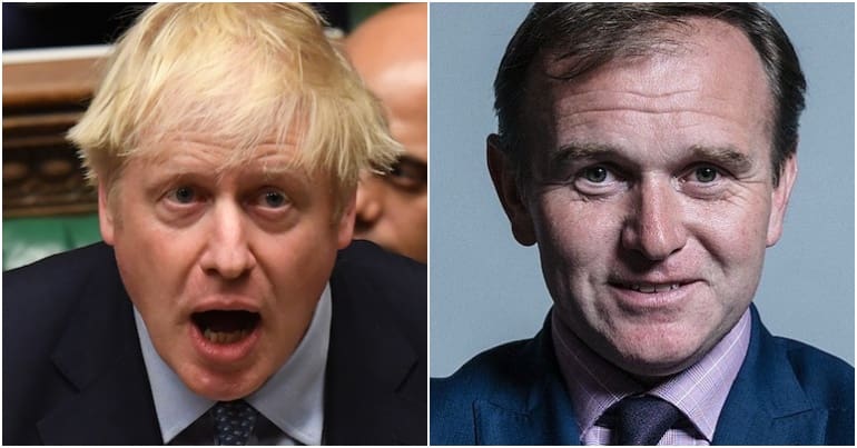 Boris Johnson and George Eustice