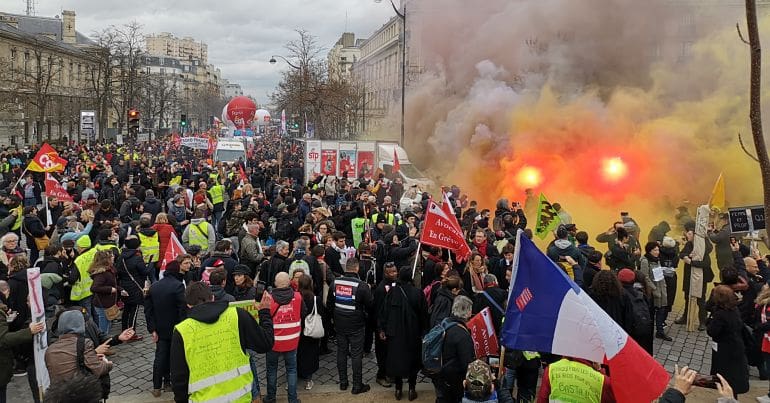 Protest in France