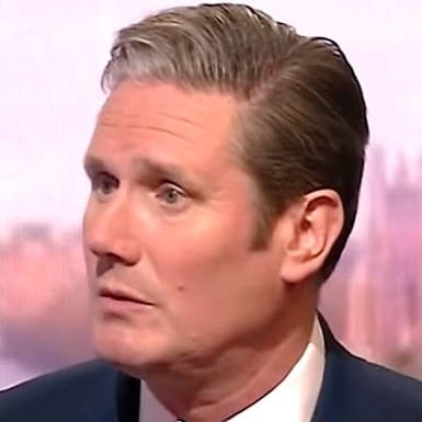 Jeremy Corbyn and Keir Starmer Labour leadership