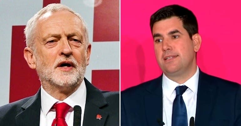 Jeremy Corbyn and Richard Burgon