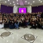 Women at the end of conference