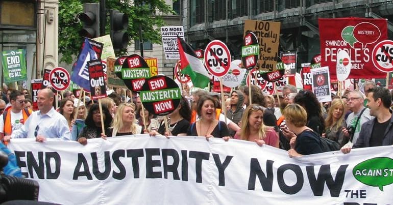 Austerity protest
