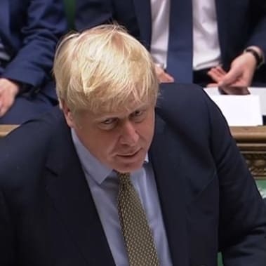 Boris Johnson & court hammer