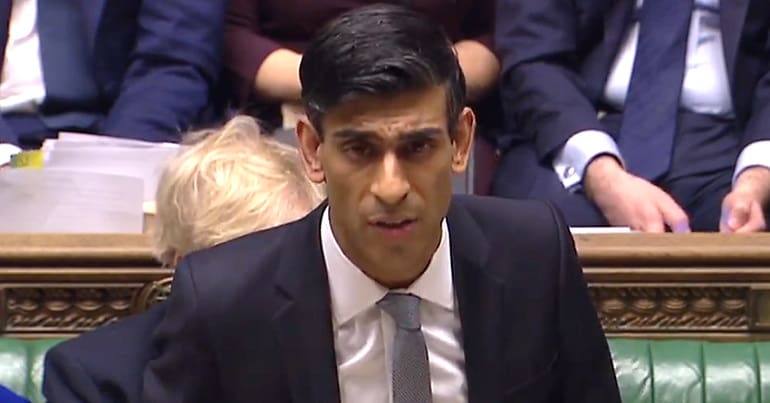 Rishi Sunak has avoided talking about an issue with Universal Credit