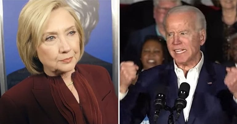 Hillary Clinto & Joe Biden