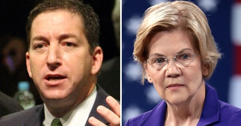 Glenn Greenwald and Elizabeth Warren