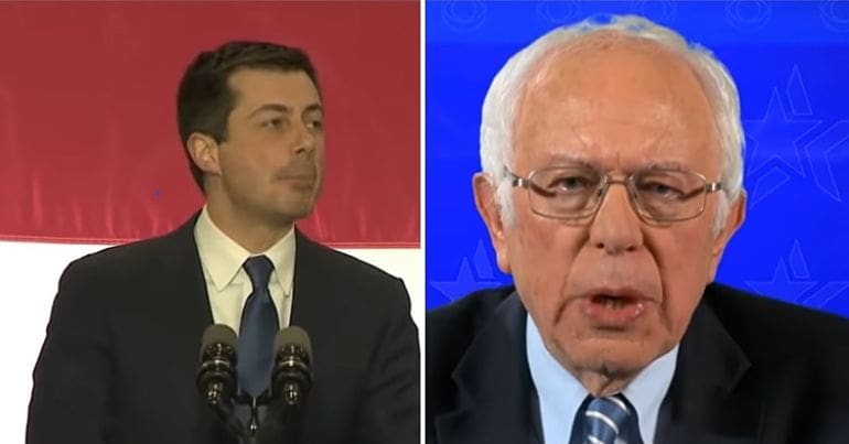 Pete Buttigieg & Bernie Sanders