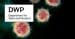 The coronavirus and the DWP logo