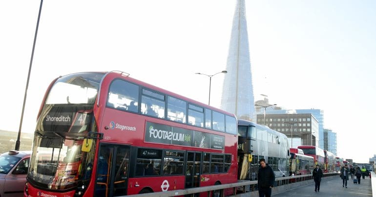 A London red bus