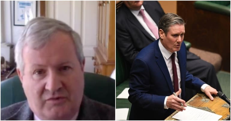 Ian Blackford and Keir Starmer
