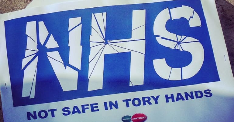 NHS Not Safe Banner