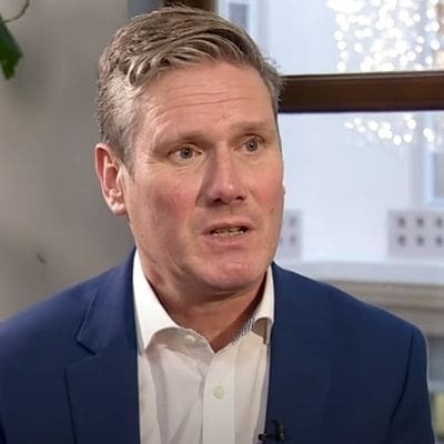 Keir Starmer and Jeremy Corbyn as the Labour Party drifts further right