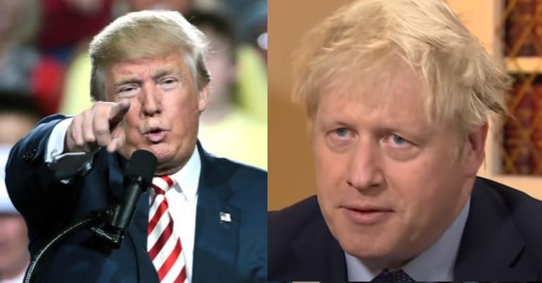 Donald Trump and Boris Johnson