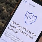Image of coronavirus tracing app