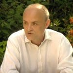 Dominic Cummings during his rose garden speech