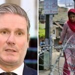 Keir Starmer and a family in Kashmir