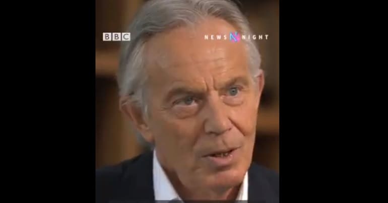 Tony Blair on Newsnight 2020