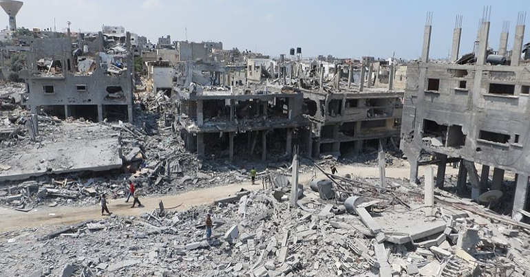 Gaza bombing 2014