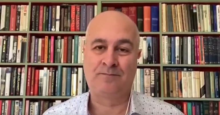 Iain Dale speaking on Sky News