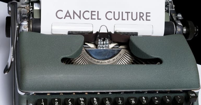 A typewriter