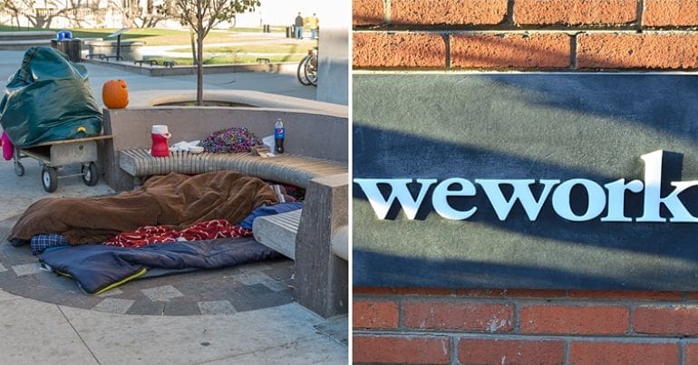 Rough sleeper & wework logo