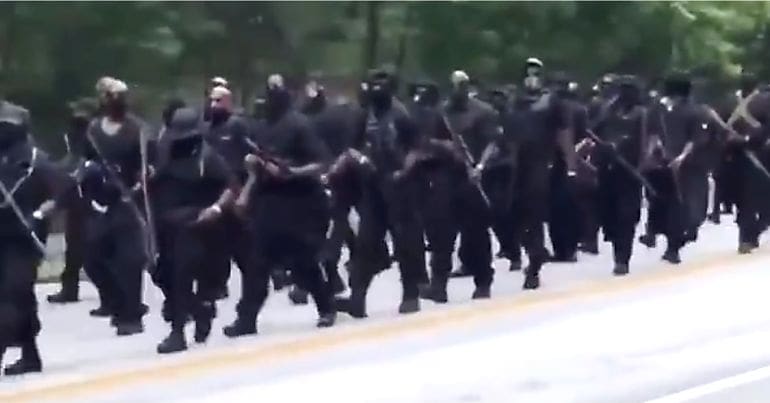 Black militia at Stone Mountain Park