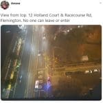 A tweet from a Flemington resident