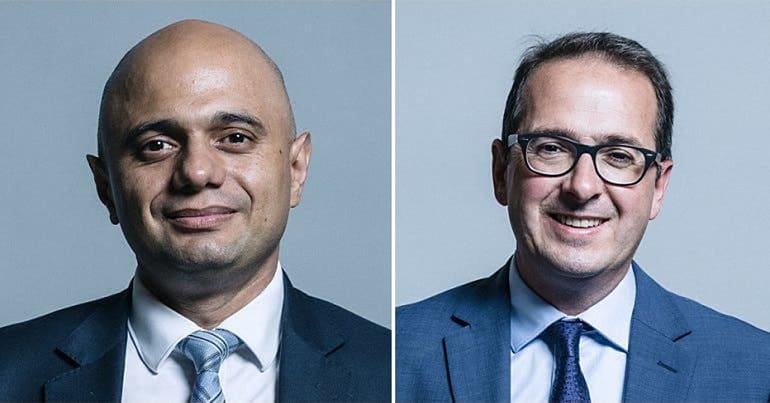 Sajid Javid and Owen Smith