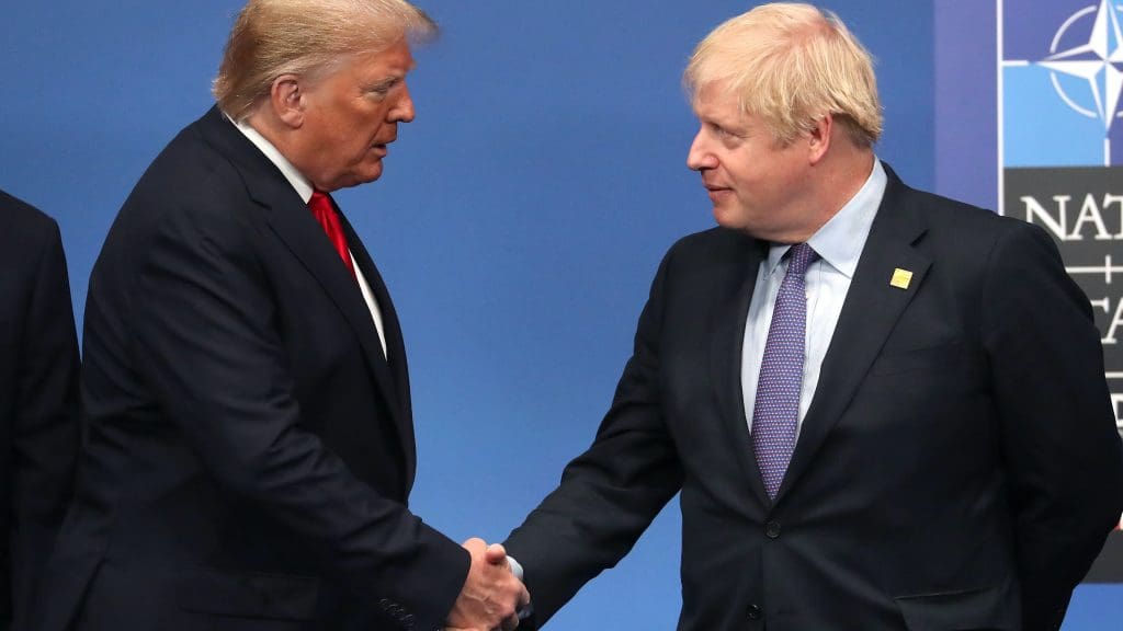 Donald Trump and Boris Johnson