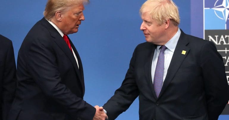 Donald Trump and Boris Johnson