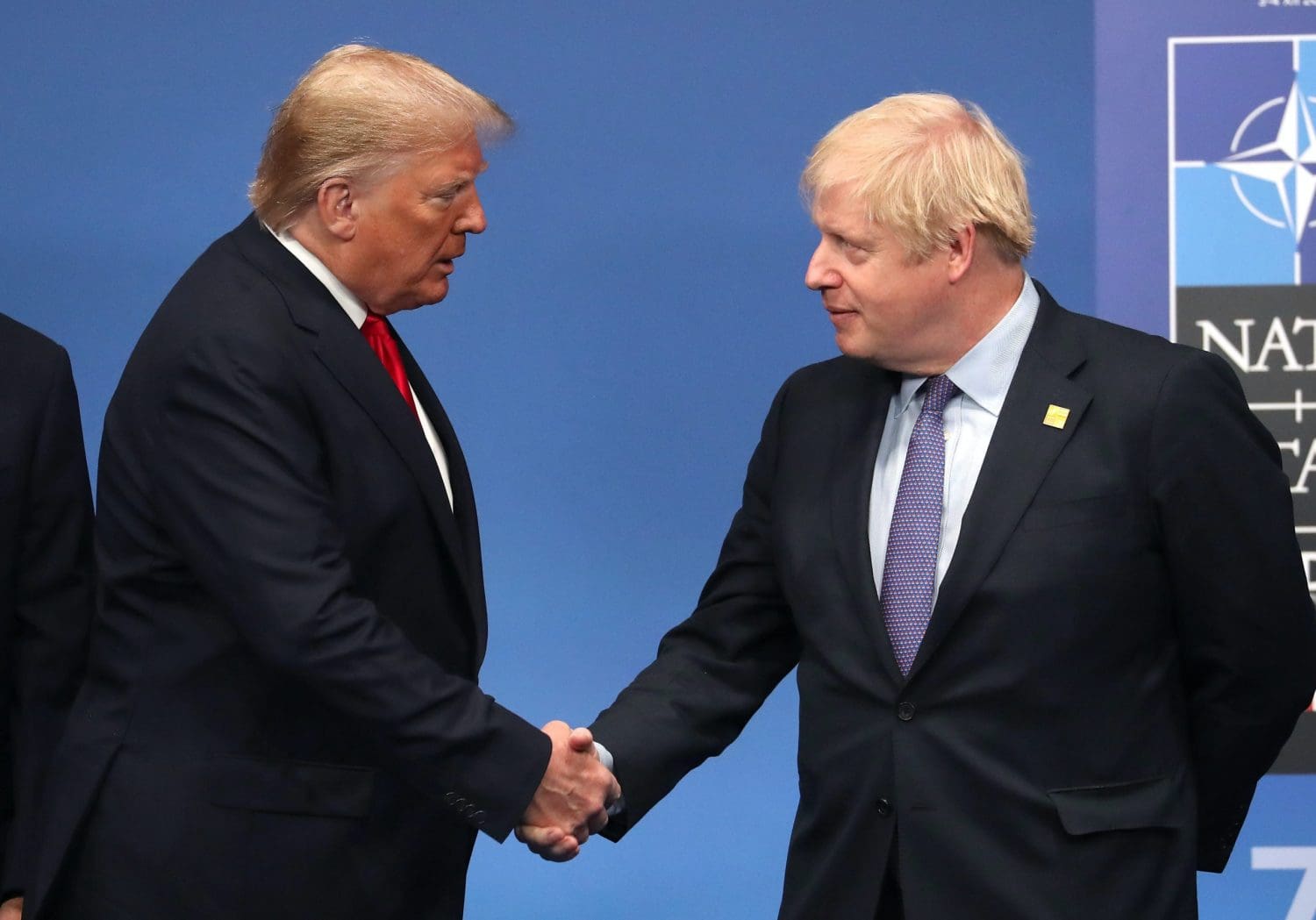 Donald Trump and Boris Johnson