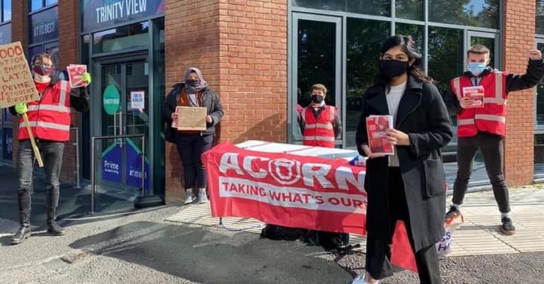 A protest about Prime Student Living in Coventry