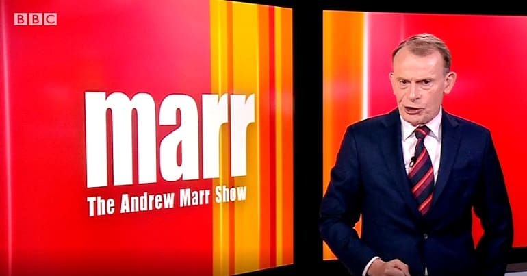 Andrew Marr on Sunday 27 September