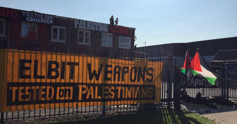 Elbit protest in Shenstone