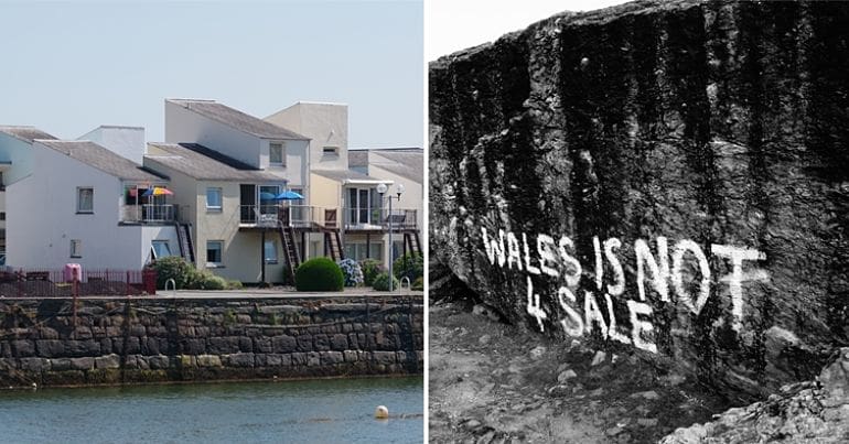 Holiday homes in Porthmadog & campaign slogan