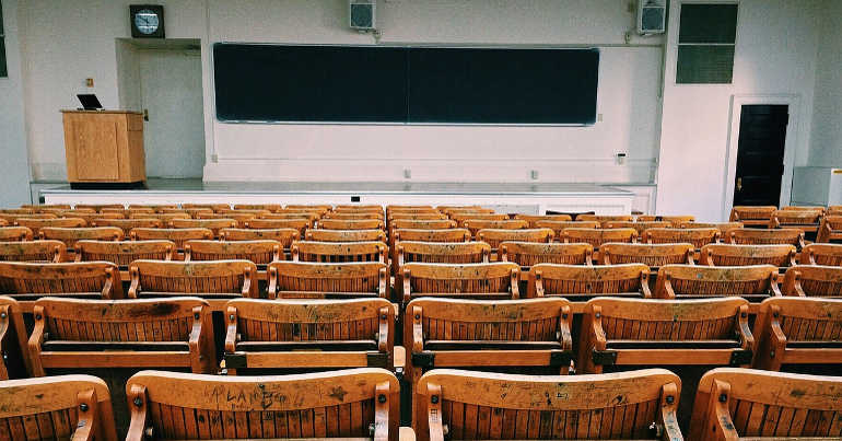 university lecture hall