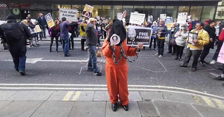 Outside Old Bailey