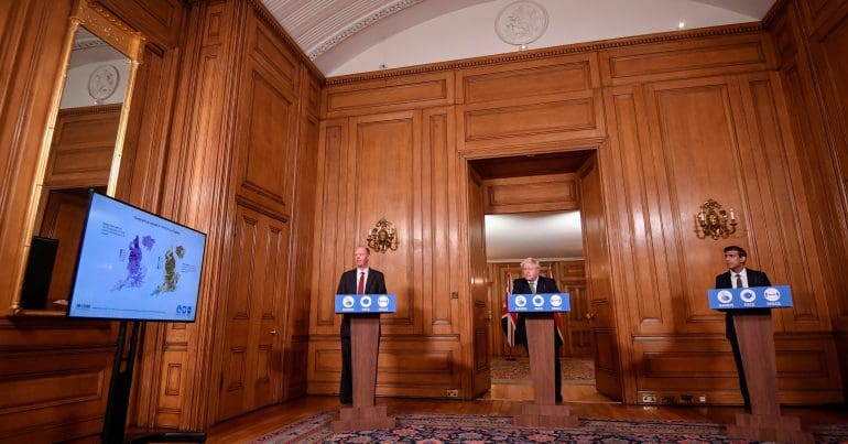 A Downing Street coronavirus press conference without sign language interpreters