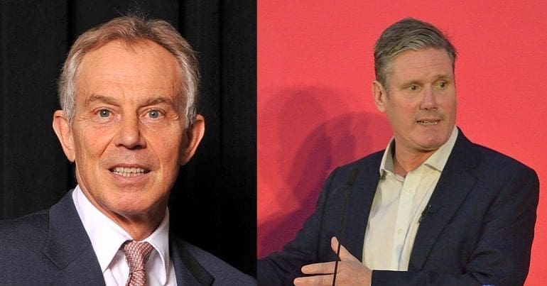 Tony Blair and Keir Starmer