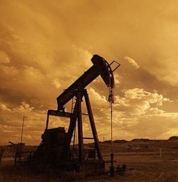 Oil drill and Lough Neagh