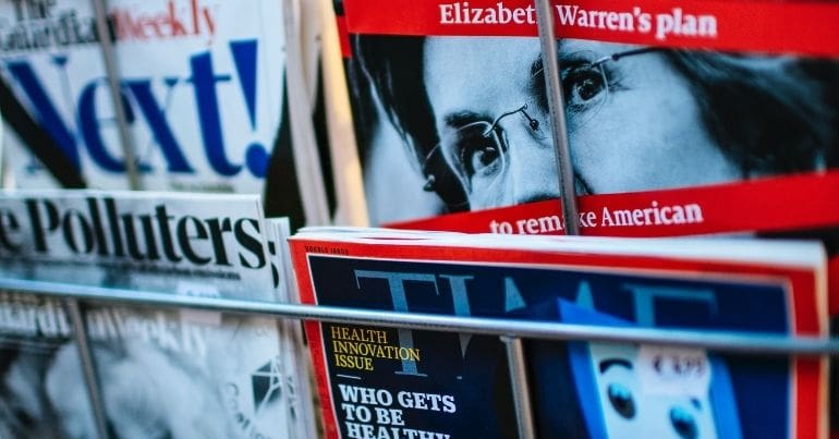 News magazine covers