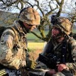 Soldiers in a field