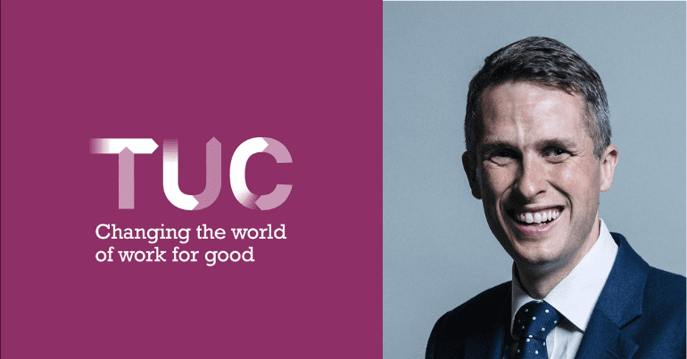 Gavin Williamson TUC