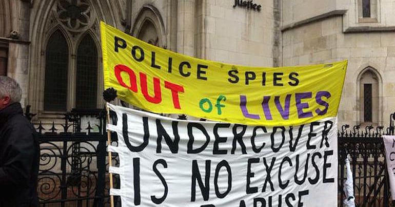 Spycops protest