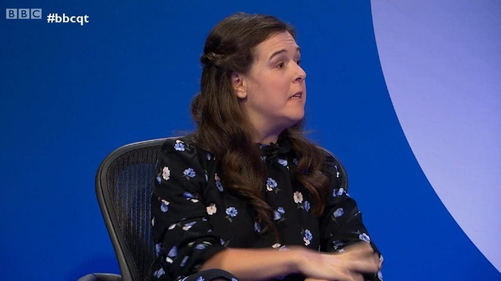 Rosie Jones on Question Time