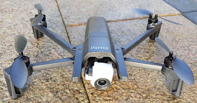 A remote controlled drone, of the type used by South Wales Police
