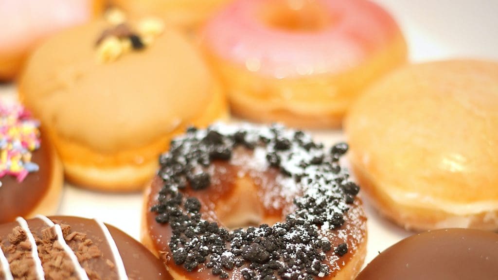 A selection of tasty looking donuts