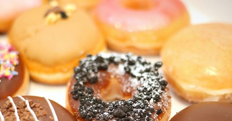 A selection of tasty looking donuts